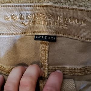 American Eagle Outfitters Twill khaki shorts